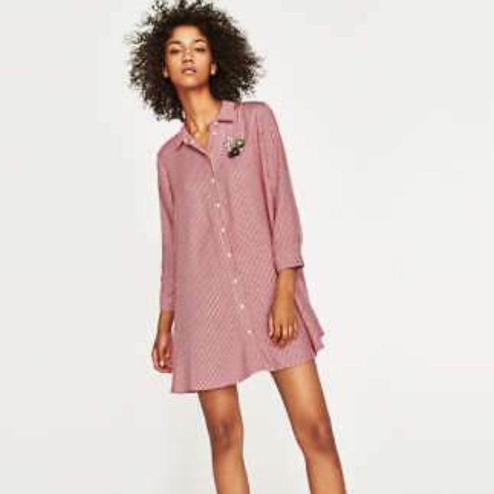 Zara mini linen dress